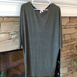 Forest green sweater dress